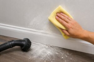How to Clean Drywall Dust from Painted Walls